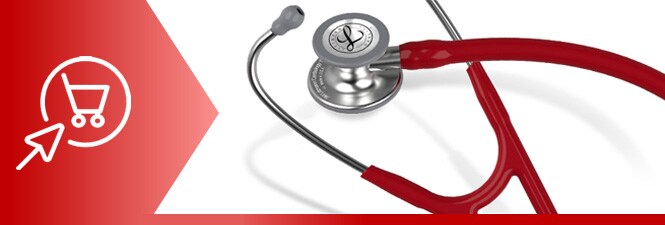 Burgund Littmann Cardiology IV Stethoskop
